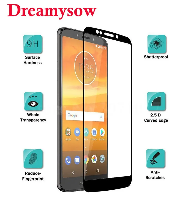 Закаленное стекло для Motorola Moto Z3 Play Защита экрана для Moto G 6 Plus G6Plus XT1925 E4 Plus ЕС полное покрытие защитная пленка