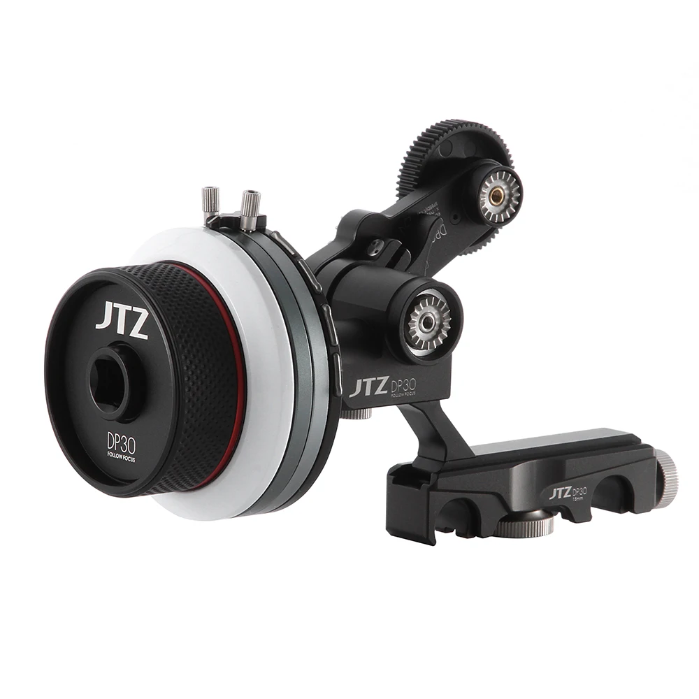 JTZ DP30 комплект с двойным фокусом 15 мм/19 мм для FS700 C300 C500 BMCC A7M2 ARRI RED|follow focus|follow focus