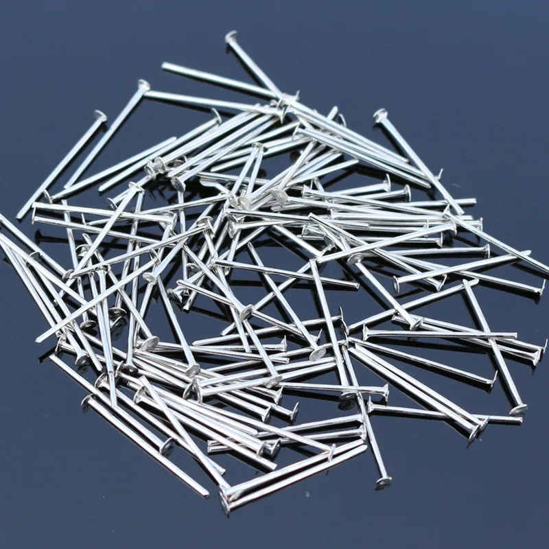 

D012 Wholesale 100pcs Flat Head Pins T Needle Embellishments Supplies DIY Jewelry Materials Accessories For Making Findings 2018