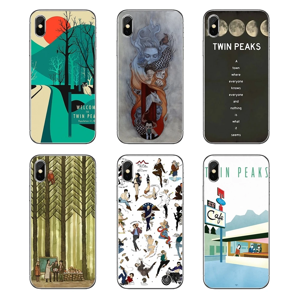 

Soft Transparent Cases Covers For Samsung Galaxy Note 8 9 S9 S10 A8 A9 Star Lite Plus A6S A9S Welcome To Twin Peaks tv show