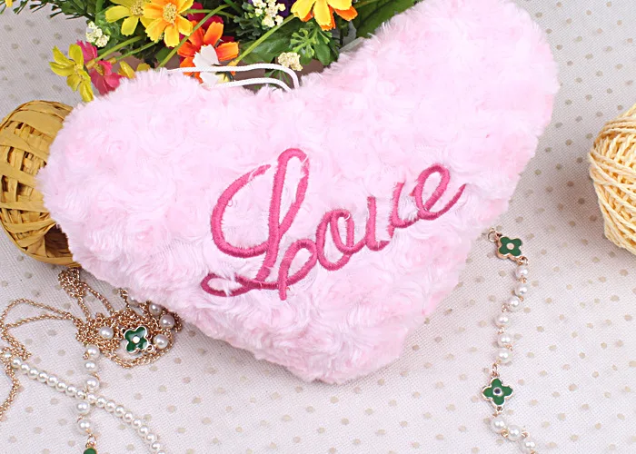 1 шт. милые плюшевые подушки с сердечками, розовые/красные/розовые мягкие подушки с сердечками для девочек, вечерние украшения, подарки