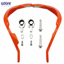 GOOFIT 28 мм алюминиевый сплав руль кисть руки охранников протектор рукавицы комплект для Honda Kawasaki Yamaha Suzuki E033-718