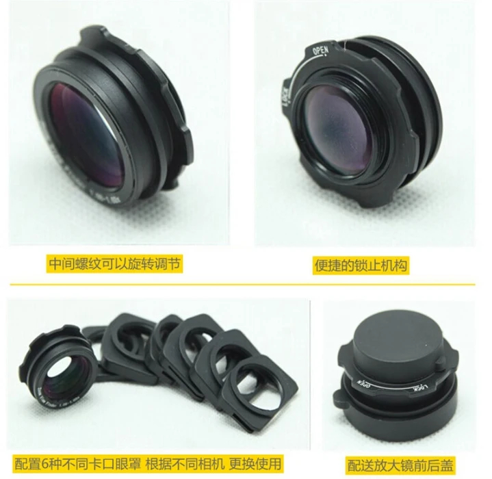 1.08X-1.60X зум Камера для видоискателя с постоянным фокусным расстоянием Лупа объектив для Nikon d600 d700 d800 d1 d2 d3 d4 f750 f80 f90 f100 DSLR Камера