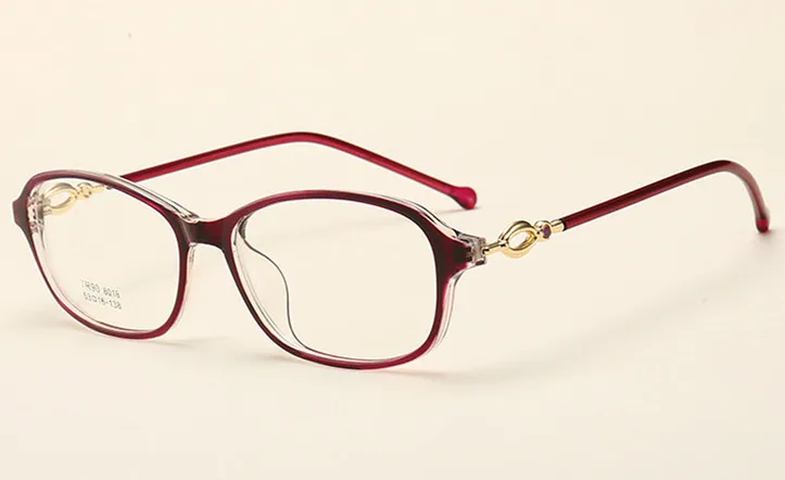 TR90 кадров очками Для мужчин Винтаж очки Женская Оправа очков оптические очки круглой формы 52-17-142 - Цвет оправы: Фиолетовый