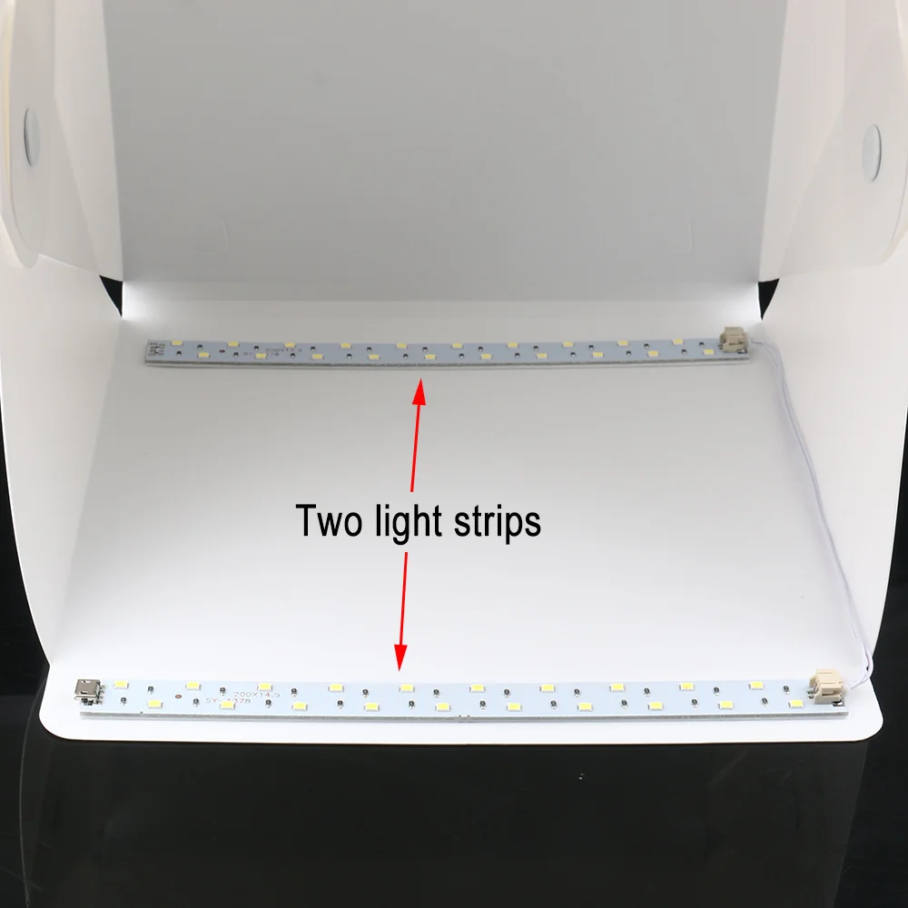 Мини складной лайтбокс 5 в USB аксессуары для фотостудии софтбокс светодиодный свет мягкая коробка 6 шт. фон для смартфона DSLR/SLR Camer