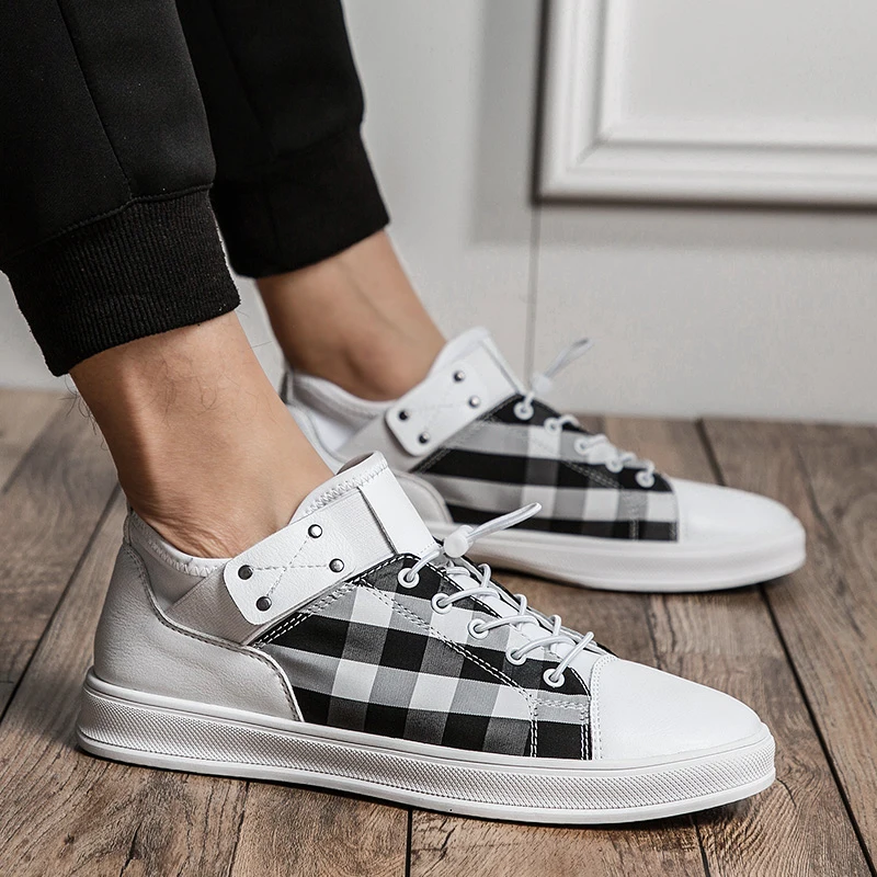 CNFIIA الأزياء رياضية حذاء رجالي عارضة أسود Wihte تزلج الأحذية الذكور أحذية مصممين 2019 الربيع الصيف الفاخرة