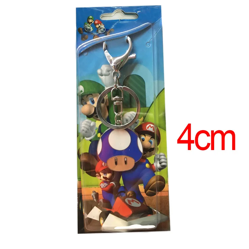 Игра Super Mario Bros Луиджи cos брелок Мода Новинка Забавный 5 кулон цветной металлический Chaveiro Llaveros маленькие подарки