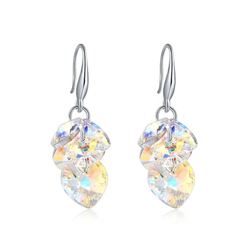 

BAFFIN Tassel Earrings Crystals From Swarovski For Women Colorful Beads Drop Silver Color Ethic Jewelry 2018 Best Christmas Gift