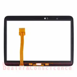 DHL бесплатная 20 шт./лот планшета Сенсорный экран для Samsung Galaxy Tab 3 10,1 P5200 P5210 P5220 GT-P5200 P5210 P5220 спереди Стекло Панель