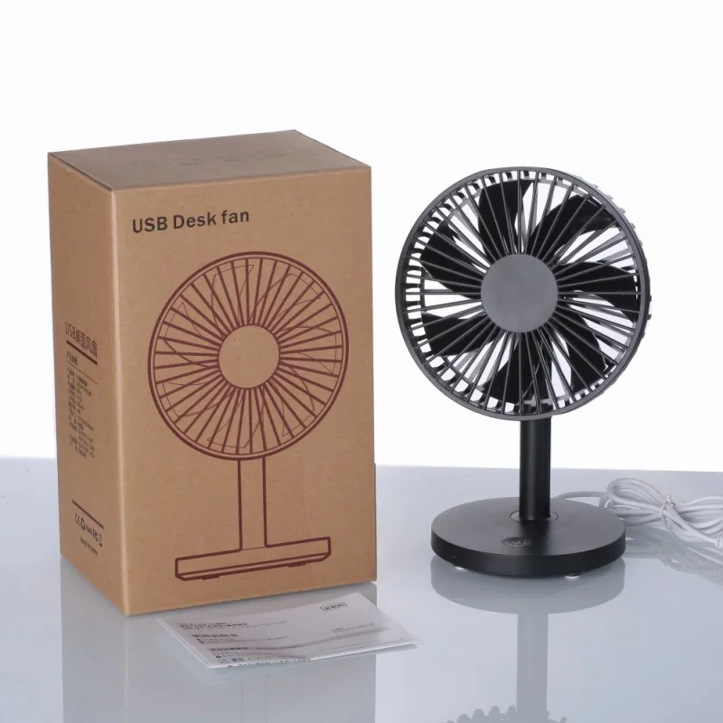 

New Usb Fan Manufacturers Custom Large Air Volume Silent Office Desktop Mini Electric Fan