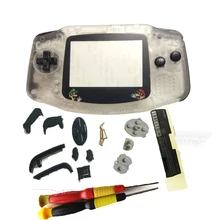 Высокое качество Интимные аксессуары Запчасти черный Корпус для gameboyadvance гпоб Замена Корпус W/логотип полный набор case Mars Bros объектива