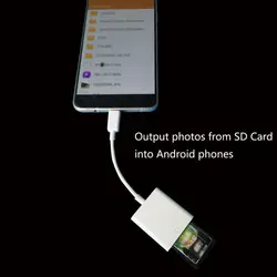 3 в 1 Micro USB интерфейс мобильный телефон внешний SD кардридер Комплект для подключения камеры для планшета SD MMC TF кардридер