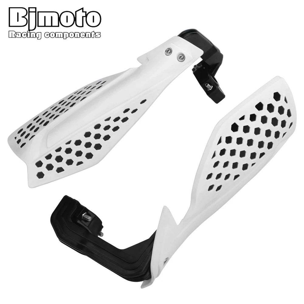 

BJMOTO Universal Motorcycle Hand Guards Brush Bar Hand Protector for Motocross Racing ATV Dirt Bike Off Road with 22mm Handlebar