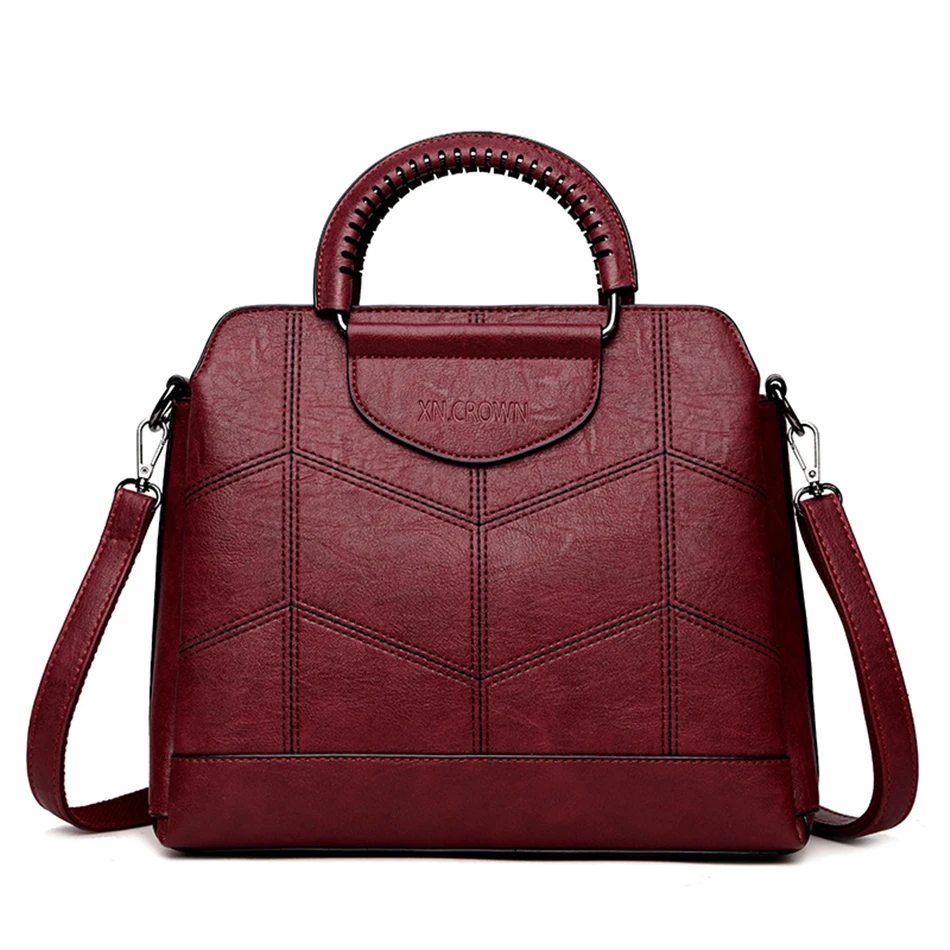 حمل جلد حقيبة يد فاخرة حقائب النساء مصمم حقائب عالية الجودة Crossbody حقائب للنساء 2019 Sac السيدات اليد حقيبة