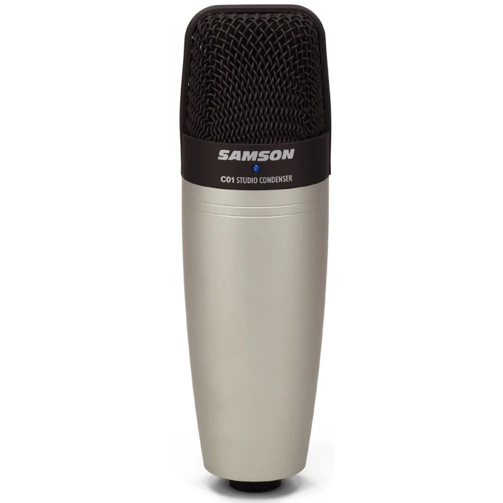 Samson C01 с поп-фильтром большой мембранный Студийный конденсаторный микрофон Профессиональный для записи