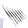 7 Sizes Barbecue Food Tong Stainless Steel Straight Curved Tweezer Toothed Tweezer Home Medical Garden Kitchen BBQ Tool 2Pcs/set ► Photo 3/6