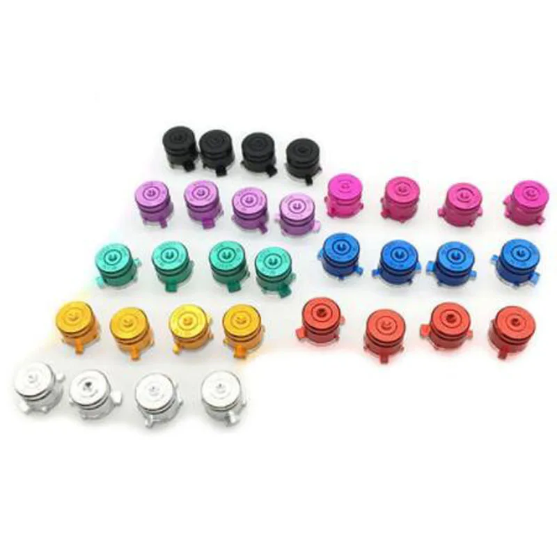 

Metal Bullet ABXY Button Joystick Thumbstick Caps Replacement Part Sony Playstation Dualshock 3 4 PS3 PS4 DS4 Gamepad Controller