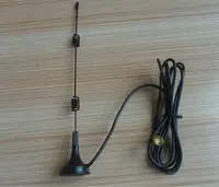 הלהקה כפול אנטנה OSHINVOY 2.4G 5.8G maget הלהקה כפול שוט אנטנה רווח גבוה 12dBi 2.4G / 5.8G SMA שוט האנטנה הלהקה כפול 2.4G 5.8G נתב אנטנה (2)