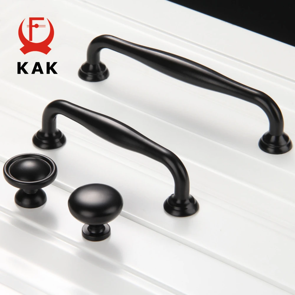 KAK 5pcs/lot American Style Black Handles Modern Cabinet Drawer ... KAK 5pcs/lot American Style Black Handles Modern Cabinet Drawer ...