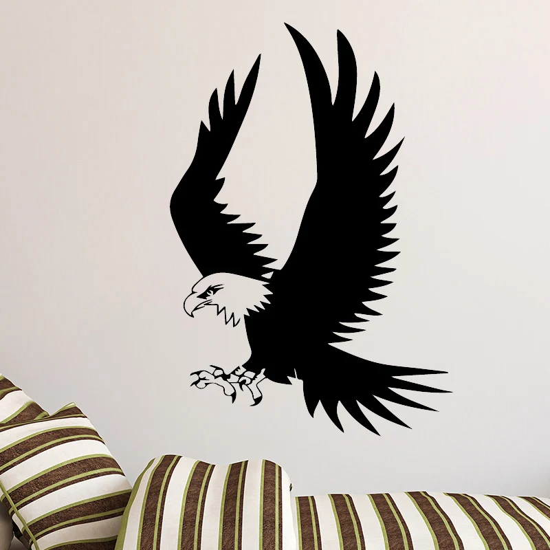 

Exquisite Eagle Wall Sticker Removable Wall Stickers Diy Wallpaper For Kids Room Living Room Home Decor Sticker Home Decor
