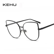 Kehu Для женщин большой Рамки кошачий глаз Очки марка сплава Рамки очки h1750