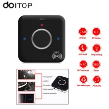 DOITOP, портативный B7 Bluetooth 4,1, беспроводной музыкальный аудио приемник для динамика, наушников, для дома, автомобиля, автомобиля, громкой связи, AUX 3,5 мм порт