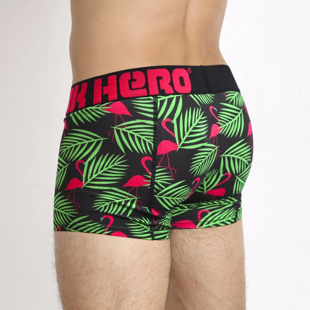 Новый Pink Heroes высокое качество Для мужчин шорты боксеры хлопковое мужское белье