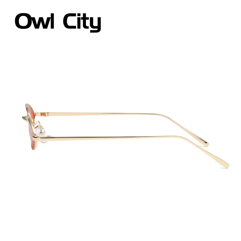 Женские Маленькие Круглые Солнцезащитные очки Owl City винтажные брендовые