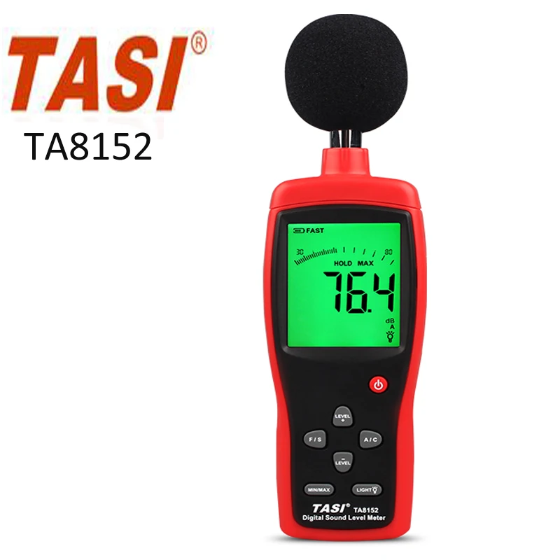 

TA8152 Digital Sound Level Meter ,Noise meter decibel tester Noise tester,1.5dB accuracy range: 30~130dBA / 35~130dBC