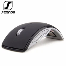 SeenDa 2 4G Wireless Mouse Portable Computer Optical Mouse Foldable Mouse Mini Fold Mice for Laptop