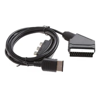

RGB Scart TV Lead DC Console Cable Cord With AV Box Adapter For Sega Dreamcast qiang