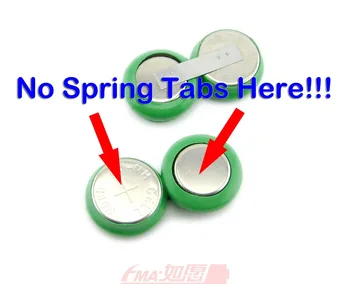 

50Pcs Ni-MH Rechargeable Battery 2.4V 80MAH for TV Ears 3/5MHz Digital Amplified No Spring!!