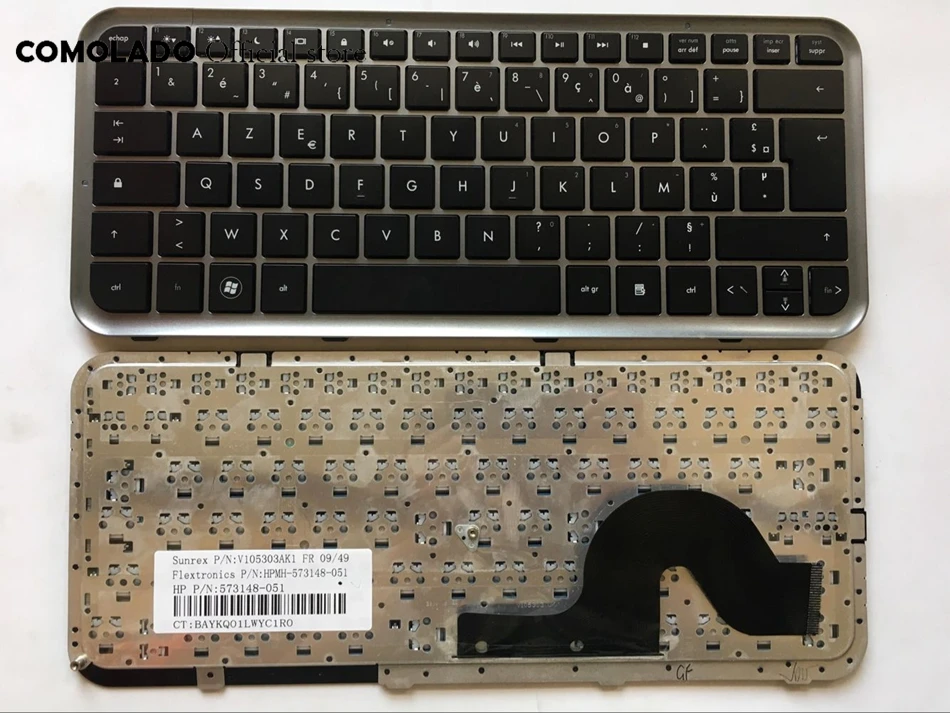 FR French Keyboard for HP DM3 dm3-1000 dm3t-1000 dm3z-1000 RU black wtih Silver frame Laptop Keyboard FR Layout