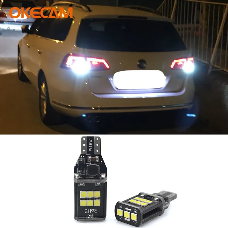 Canbus T15 W16W LED Car Backup Reverse Light Lamp For Volkswagen VW Passat B7 Tiguan Touareg Golf 6 7 Jetta Beetle CC EOS GTI