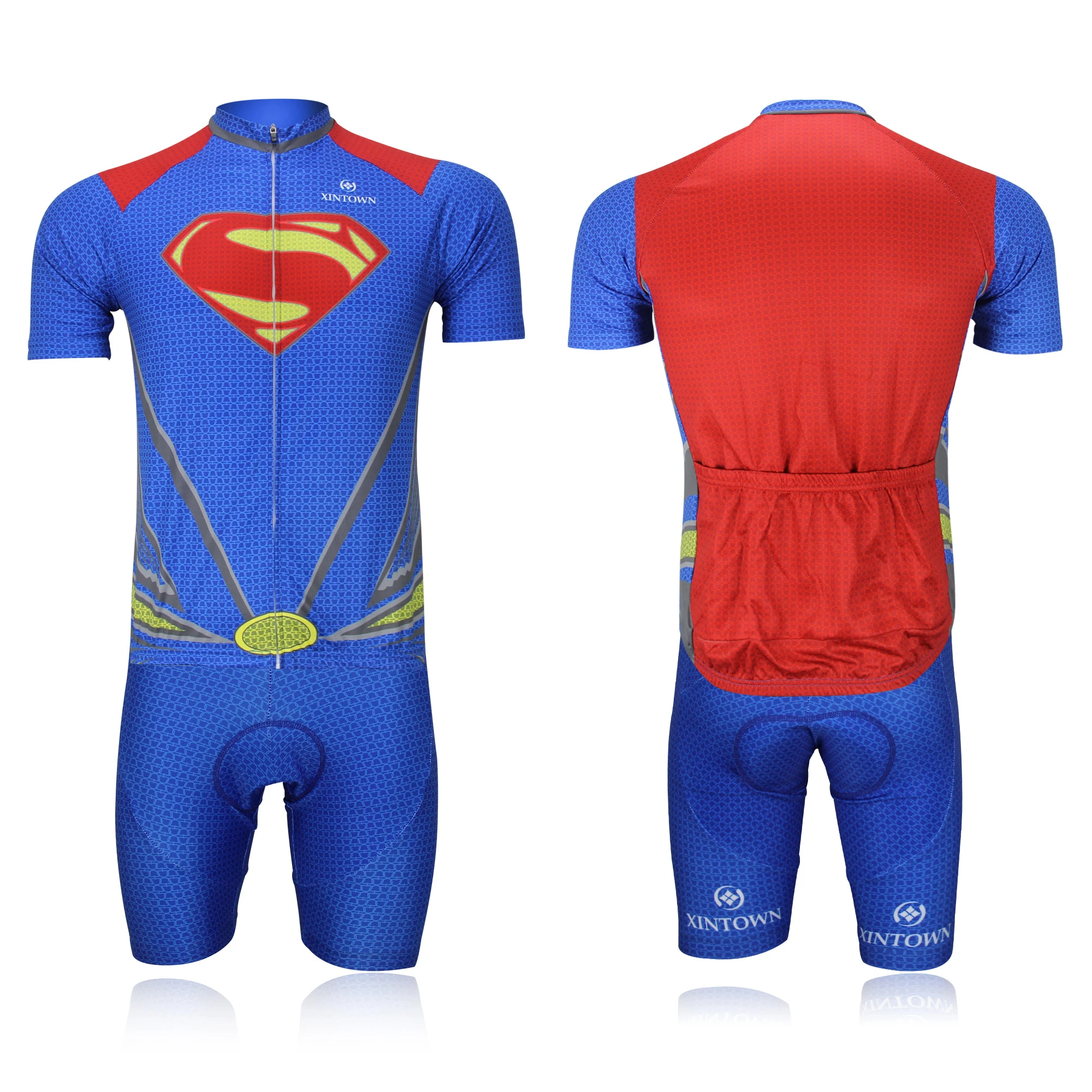Camisa ciclismo superman Clearance