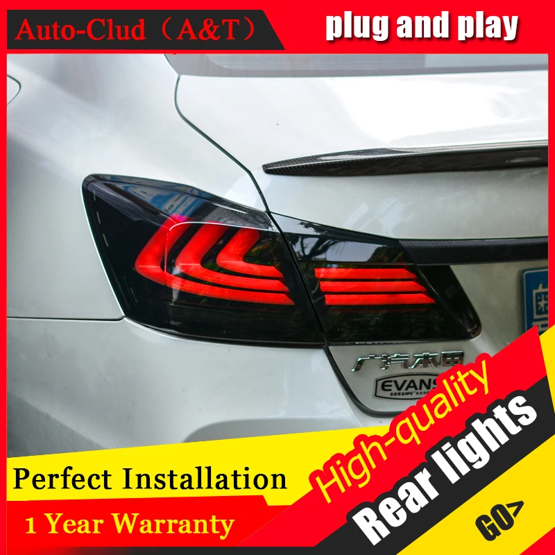 Car Styling LED Tail Lamp For Honda Accord 9 Tail Lights 2014 2016 For Accord Rear