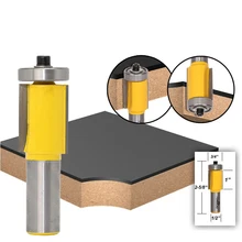 Best Offers 1Pc 1/2" Shank Pattern/Flush Trim Router Bit, 2-5/8" Cutter, Top & Bottom Bearing For Woodworking Cutting Tool
