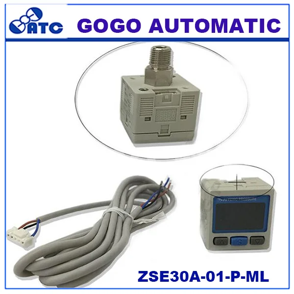 SMC type 2 Color Display High Precision Digital Pressure Switch ZSE30A