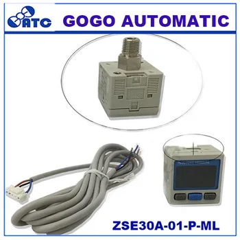 

SMC type 2-Color Display High-Precision Digital Pressure Switch ZSE30A-01-P-ML Pressure sensor 0-101Kpa