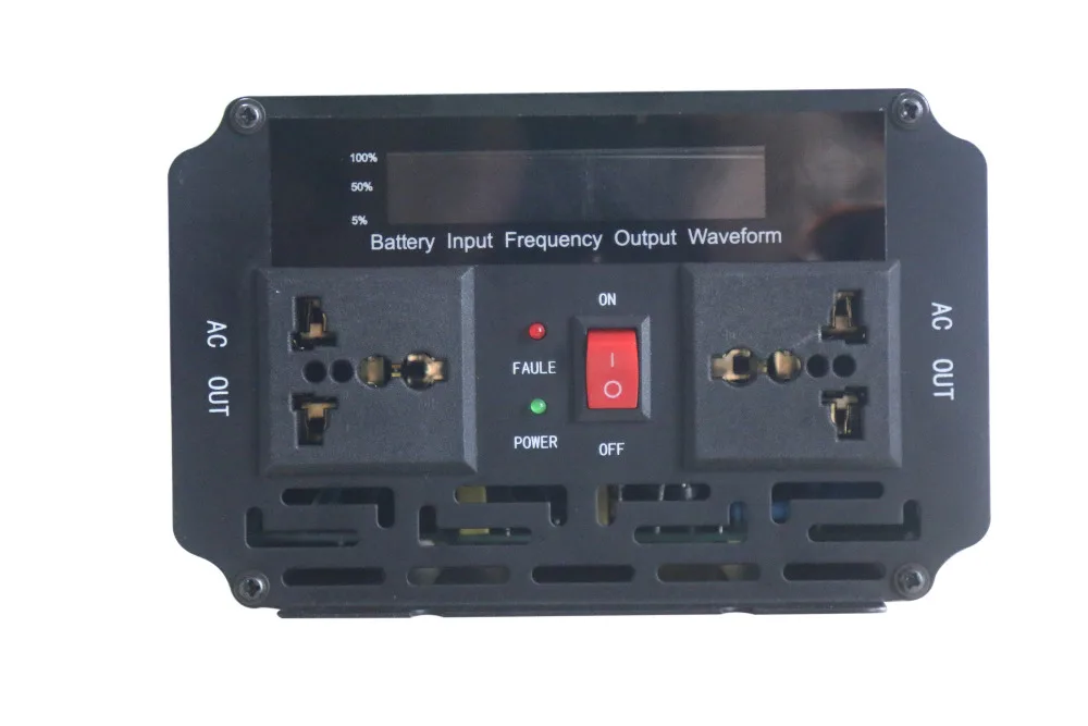 

LCD display Modified Wave UPS Inverter 2000W DC12V to AC220V with 20A battery charger&battery charging function
