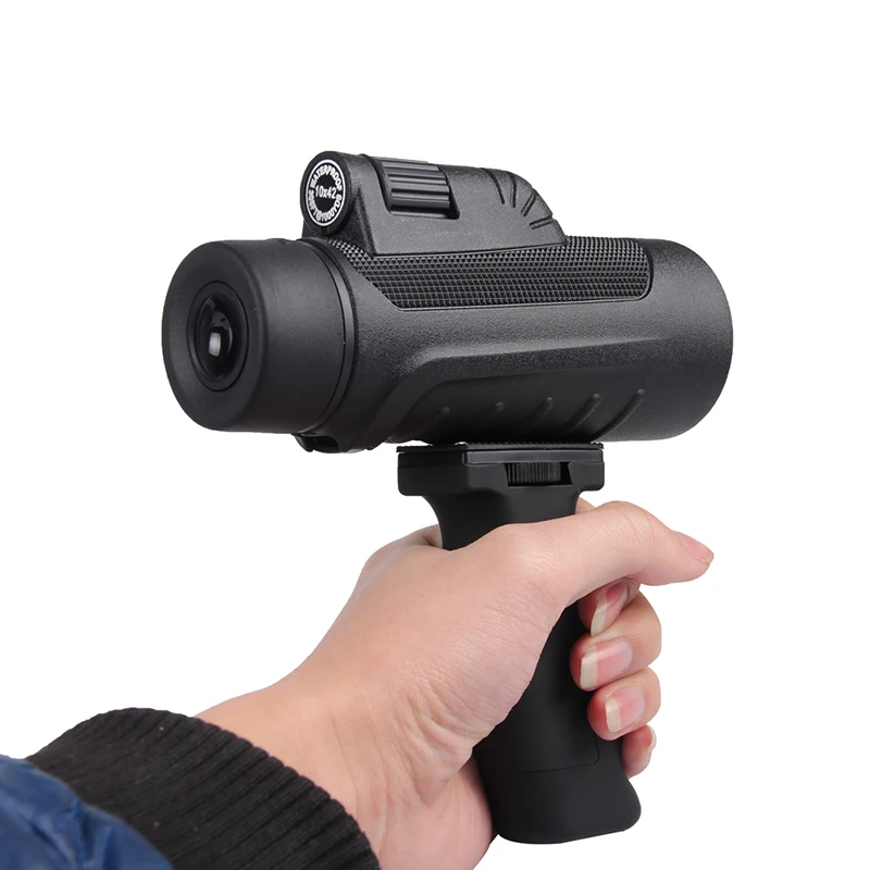 Монокулярный телескоп 10X42 с функцией ночного видения HD призма Spyglass ручкой и