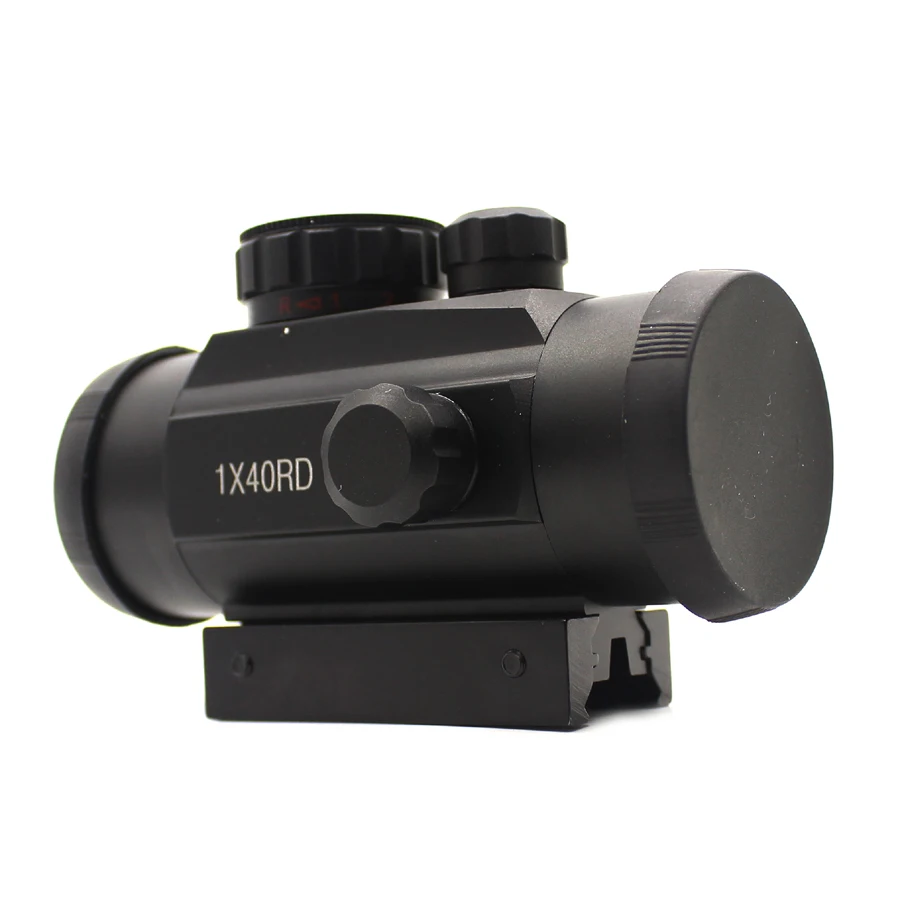 التصوير المجسم 1x40 منظر نقطة حمراء الادسنس الأحمر الأخضر نقطة النطاق البصري الصيد نطاق 11 مللي متر 20 مللي متر السكك الحديدية جبل تلسكوب المواز...