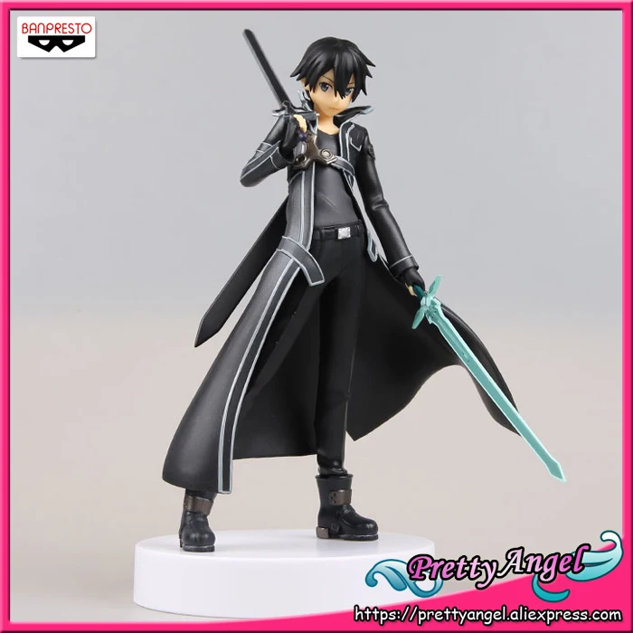 PrettyAngel Genuine Banpresto Sword Art Online Kirito (Black Color Ver.) Collection Figurein
