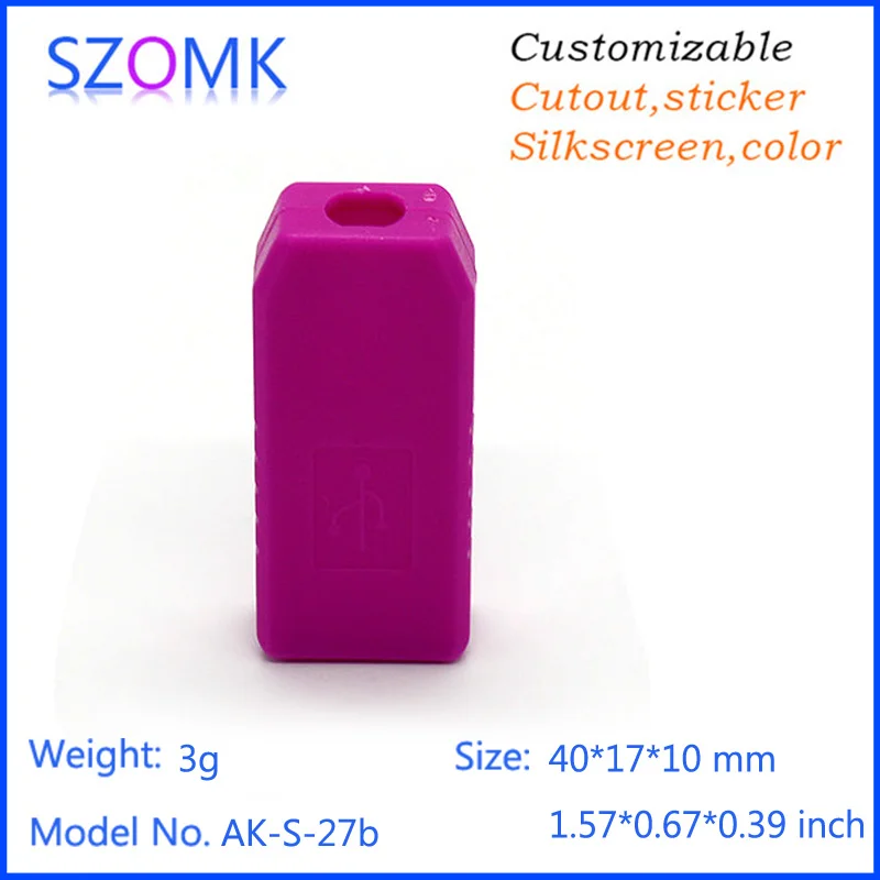 Пластиковый usb корпус 40*17*10 мм 50 шт.|enclosure abs|enclosure sataenclosure mac |