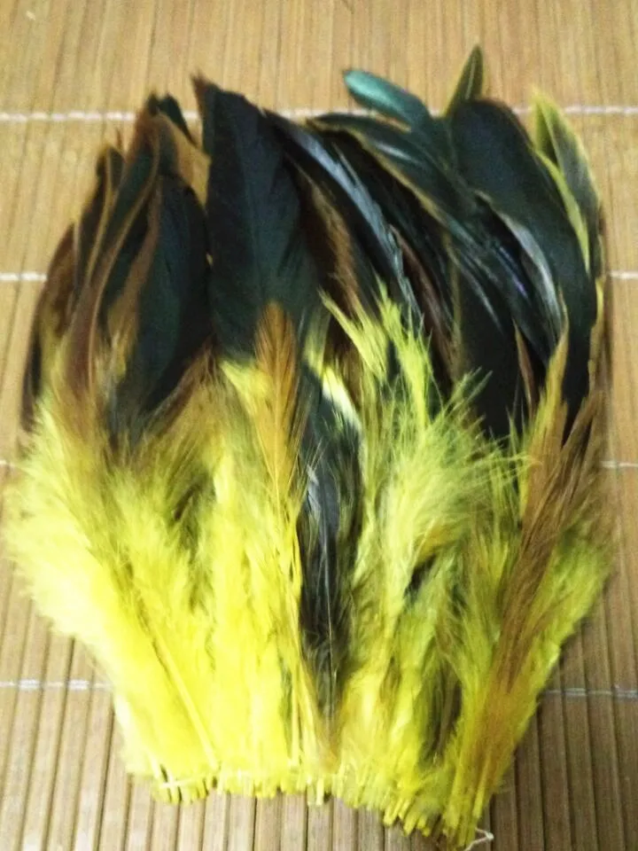 20 pcs rooster tail feathers 5-7 inches / 12-18cm DIY jewelry decoration clothing accessories rooster feathers craft feathers natural feathers