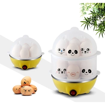 

Multi-functional Double-Layer Generic Multi-function Electric Egg Cooker for up to Boiler Steamer Cooking Tools Kitchen Utensils