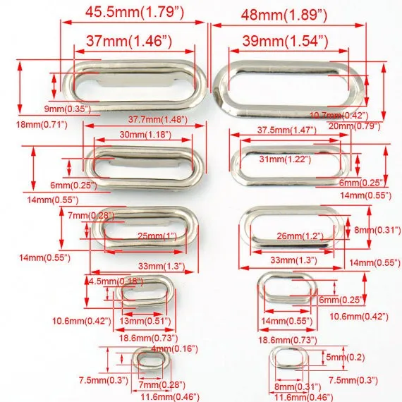Овальной формы люверсы Втулка с шайбами холста самостоятельно, выбрали ваши размеры