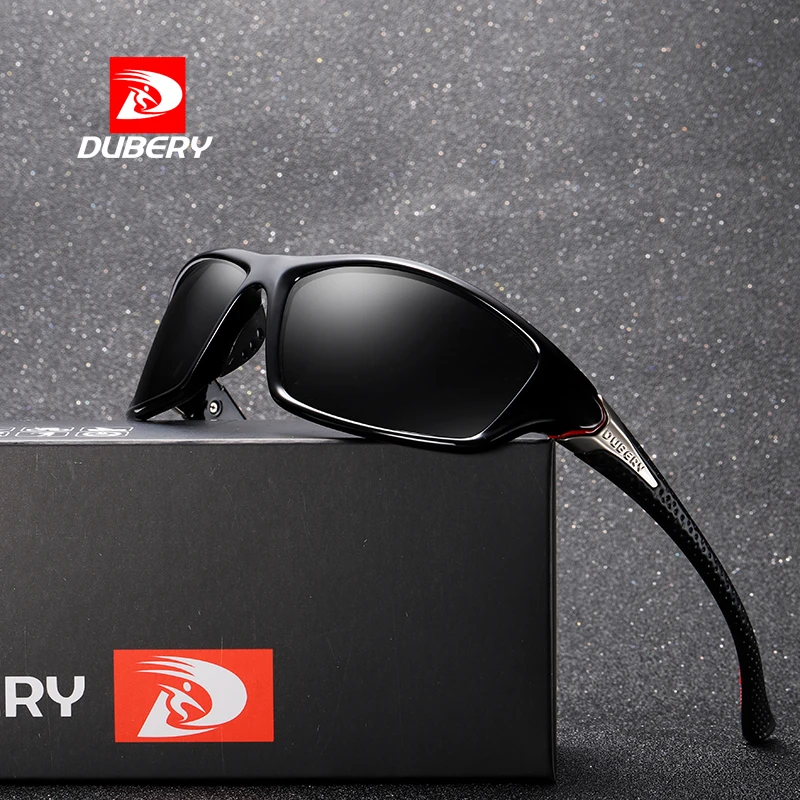 Najtaniej DUBERY okulary 2019 spolaryzowane mężczyźni Retro męskie okulary dla mężczyzn lustro gogle noktowizyjne okulary projektant óculos