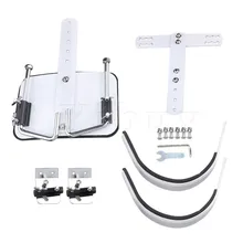 Yibuy White Percussion Parts Marching Snare Drum Carrier Shoulder Harness 