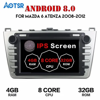 

Android 8.0 Car DVD Player GPS Navigation Radio Stereo For Mazda 6 Atenza 2008-2012 HD Satnav multimedia CD radio tape radio IPS